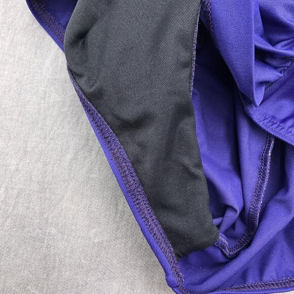 Magicsuit Swimsuit‎ Women 10 Purple Ruched Drape Padded Nylon Spandex 1pc VTG - Picture 4 of 10
